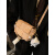 甲门（JIAMEN）女士包包2024新款潮高级感时尚百搭单肩斜挎包秋冬编织手提小方包 白色
