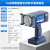 加能手持式喷码机大字符工业用打印生产日期保质期英文数字母智能 16点阵黑墨固定四轮平面喷码