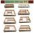 定制适用粉笔盒收纳盒讲台实木办公桌面杂物收纳盒教室讲桌粉笔收纳盒 白色3格
