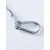 包塑钢丝绳威亚绳音箱保险绳舞台灯吊钢丝绳挂衣绳子室外晒被 包塑钢丝2.0mm 线长1.5米+两头5号钩