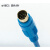 适用三菱FX3U/3G系列PLC通讯编程电缆 FX-USB-AW数据下载线 【隔离蓝】光电隔离+在线监控 3米+镀金工艺接口 3M
