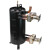 5-25匹冷凝器蒸发器空调空气能热交换器管壳式换热器 6匹高效罐实心平出底出接头保温