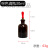 玻璃滴瓶透明棕色吸管试剂瓶化妆精油红胶头30 60 125ml化学实验 棕色30ml