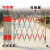 不锈钢移动伸缩围栏车间隔离栏安全防护栏幼儿园推拉折叠栅栏工业品 加厚高1.5米*5米加厚款