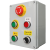 机器按钮标贴定做设备开关名称紧急停止启动电源标识PVC胶片贴 10个英文急停 FH03 5.5x5.5cm