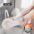 谋福 耐用型手套 防水加长清洁手套 厨房洗碗洗衣服 束口加绒 S 