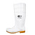 朗莱斯特高筒雨鞋LL-1-05劳保PVC耐酸碱防护靴温氏养殖场防滑水鞋 白色 39 