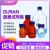 德国进口Duran schott肖特瓶螺口蓝盖瓶透明透明丝口蓝盖试剂瓶25 50 100 250 5 棕色2000ml GL45盖