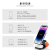 KUXIUMagSafe磁吸无线充电器苹果手机手表耳机三合一适用iphone15Max/14Pro/iWatch折叠便携式支架 磁吸无线充 X55-灰色