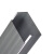 鑫磐基 铝合金方形线槽40*25(1米价)加厚地面压线槽