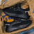 LI-NING 1990断码男鞋夏季透气飞织网面网鞋跑步运动休闲上班防滑黑色劳保潮鞋 黑 39