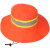 礼丝汀环卫工人帽夏季遮阳防晒大檐帽保洁园林公路物业反光网眼帽可印字 棒球帽 可调节