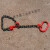 卸钢筋专用吊具捆绑自锁吊链吊钢筋链条钢管圆钢捆绑吊车装卸吊链 2吨2米(锰钢链条)