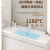 浴尚雅（YUSHANGYA）陶瓷一体盆落地式浴室柜组合洗脸盆柜实木柜卫生间 60CM白色落地柜+陶瓷一体盆