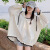 杰曼威夏季超仙连帽长袖外搭薄款外套韩版宽松休闲服女透气 米黄色 高品质 XL 115-130斤