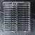 定制定制6格托盘透明包装透明月饼盒生产吸塑盒子 内槽尺寸116*16*15mm