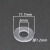 DEDH丨尼龙透明垫片(10个）；6*12*1.2
