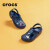 卡骆驰（crocs）洞洞鞋女鞋户外包头男鞋沙滩鞋平底鞋 深蓝-410 36/37 M4W6(220mm)