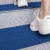 洁力 地垫台阶垫防滑垫 吸水刮泥 可定制尺寸 轮胎纹蓝色（无需拼接） 40*540cm