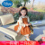 迪士尼（Disney）女童可爱娃娃领连衣裙两件套2024春季新款女宝宝马甲吊带公主裙 图片色 80CM