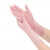COFLYEE 手套多用途家务清洁耐用一次性丁腈加长洗衣防水 9寸pvc自封袋装50只L