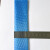 网状防碰螺纹保护套工零件仪器网套螺栓塑料护套网袋轴类防护网套 平铺40mm蓝色（适合直径40-70毫 米）