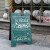 逸沁堂店铺小黑板广告牌商用无框双面手绘咖啡奶茶餐厅菜单展示宣传可擦 中号双面红色 38*58cm 1x1cm