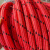 无弹力中国红高空作业安全绳蜘蛛人专用绳外墙清洗高空吊绳吊板绳 18毫米60米