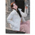 恒源祥2023新款国际品牌短款羽绒服女冬季韩版白鸭绒宽松小个子加厚外套 白色 M建议90-115斤