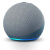 Amazon/ Echo Dot（第4代）时钟款Alexa智能音箱  智能 Dot4_蓝色现货