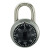 京速 钥匙密码锁  双开转盘密码锁 仓库大门物流保险箱式大号挂锁 银色 单位:个