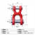起重链条链接器H扣X型连接扣起重工具配件80锰钢链条连接头 1/2X扣