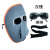 澳颜莱电焊面罩眼镜焊工眼镜面具轻便护脸透气防强光防打眼防烧脸电气焊 1灰镜(不含面罩和绑带)
