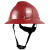 达林韦尔遮阳防晒碳纤维色大边沿工地盔安全帽建筑防砸帽定制 VG66PLUS碳纤维亮红色
