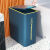 垃圾桶家用卫生间厕所带盖大容量卫生桶桶放纸桶网红简约夹缝 10L天空蓝2个装*送100只垃圾袋