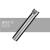 基克孚 R0.8清角刀杆 刀杆直角刀杆10-40立铣刀杆高硬度高精度 25-C24-300-2T 