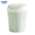金诗洛 桌面摇盖迷你垃圾筒 茶几纸篓小号垃圾桶清洁收纳桶 绿色 K1002