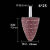 砂布磨头砂纸磨头磨头柄6mm百叶轮百叶磨头尖头带柄页轮抛光轮 尖头6*25【100个】