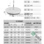 妙普乐家具保护脚钉家具钉沙发桌椅凳毛毡钉防潮防滑脚垫地脚钉 白色15mm30个装