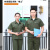 谋福（CNMF）夏季短袖工作劳保服 男女薄款耐磨透气  （军绿单上衣） 160/S 