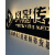 SMVP定制公司前台发光镂空招牌logo铁艺定制做形象背景墙3D立体字广告 160*40cm