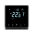 中央空调温控器水地暖控制器电暖温度控制开关液晶面板手机远程 空调地暖一体机Z606(黑色)-带