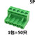 5.08mm凤凰插拔式PCB接线端台KF2EDGKMSTB2.5ST接线柱 2EDGK-5.08-4P(50只)