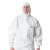 3M 4535防护服 白色带帽连体 化学防喷溅 防尘服 M