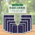 单晶太阳能发电板12V24V监控充电板电池系统220v光伏户外组件 100W