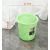 北欧简约镂空垃圾桶 卫生间纸篓 加厚塑料办公酒店厨房垃圾桶 绿色 小号