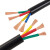国标RVV电线电缆软护套线2/3/4/5芯1.5/2.5/4/6平方电源线 2芯 国标 0.75平方【10米价】