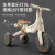 哆哆哈尼儿童三轮车平衡车脚踏车宝宝小孩多功能轻便可折叠自行车 超级平衡/三轮/滑步车 奶白咖