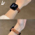 适用苹果手表iwatch9表带新款s9/8女手表带applewatch5美式磁吸扣 美式磁吸扣-米白色 适用iwatch series7/8/9【45mm