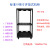 19英寸机柜简易开放式机架移动航空功放机箱音响机架支架置物架 50x40x200cm 黑色470*300层板